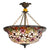 Mennyezeti lámpa Tiffany mennyezeti lámpa színes virágos Ø 53*60 CM