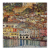 Falióra Üveg falióra Klimt: Malcesine a Garda-tónál