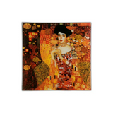Tányér, étkészlet Üvegtányér Klimt Adele Bloch