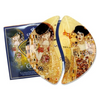 Tányér, étkészlet Üvegtányér szett 2 részes Klimt The Kiss Adele
