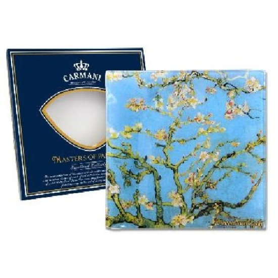 Tányér, étkészlet Üvegtányér Van Gogh Mandulavirágzás