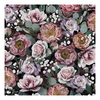 Szalvéta Vintage Flowers Black papírszalvéta 33x33 cm