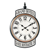 Asztali óra Vintage nagyméretű falióra Grand Hotel