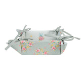 Kenyérkosár Vintage rózsás madárkás pamut kenyérkosár Cheerful Roses