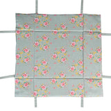 Kenyérkosár Vintage rózsás madárkás pamut kenyérkosár Cheerful Roses