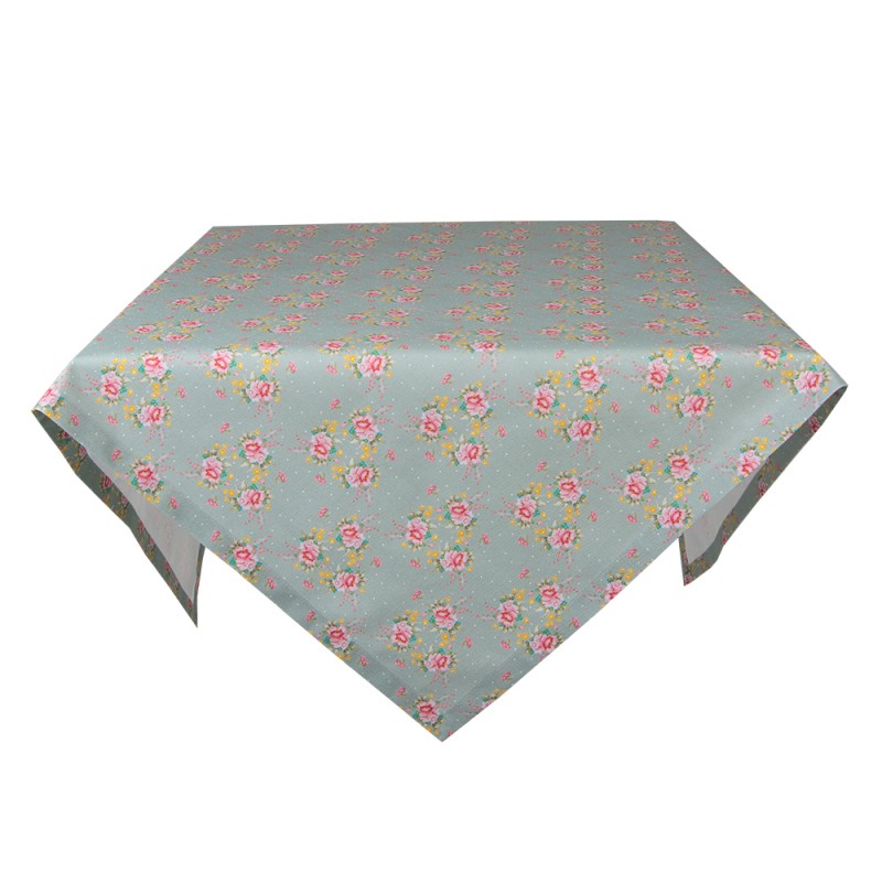  Vintage rózsás pamut asztalterítő 150x250 cm Cheerful Roses