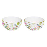 Tálka Vintage rózsás porcelán tálka szett 2db-os