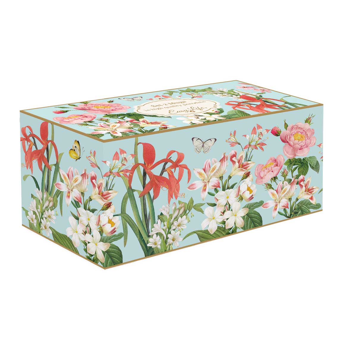 Tányér, étkészlet Virág mintás porcelán 2 db bögre szett Botanic Garden