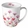Bögre, csésze Virág mintás porcelán bögre Painted Bellis