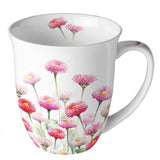 Bögre, csésze Virág mintás porcelán bögre Painted Bellis