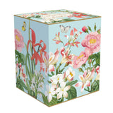 Tányér, étkészlet Virág mintás porcelán teás bögre fém szűrővel Botanic Garden