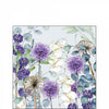 Szalvéta Virágos papírszalvéta 25x25 cm Lunaria Green