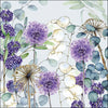 Szalvéta Virágos papírszalvéta 33x33 cm Lunaria Green