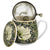 Bögre, csésze William Morris Porcelán teás bögre szűrővel Pimpernel