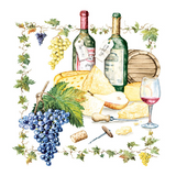 Szalvéta Wine and Cheese papírszalvéta
